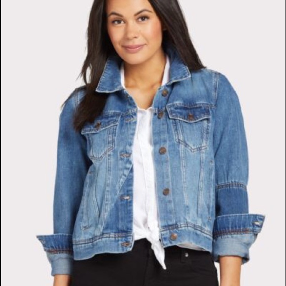 Free People Rumors Denim Jacket